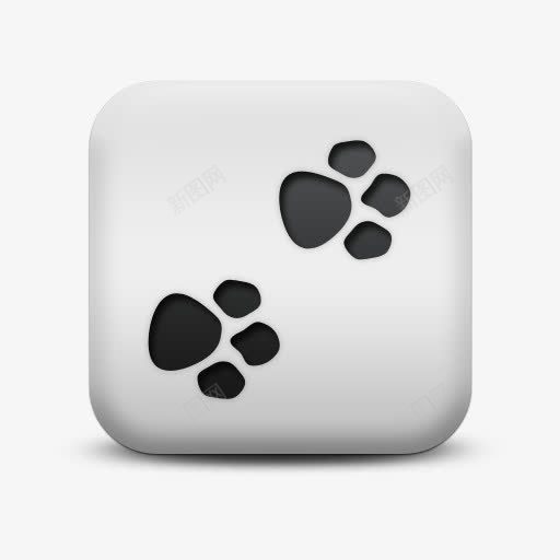 不光滑的白色的广场图标动物动物png_新图网 https://ixintu.com animal animals icon matte paw prints square white 不光滑的 动物 图标 广场 打印 爪子 白色的