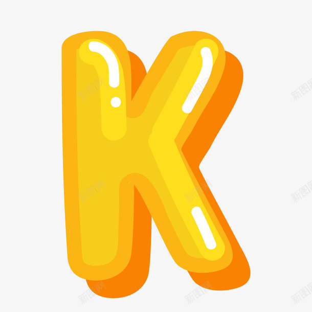英文字母png免抠素材_新图网 https://ixintu.com 字母 矢量字母 装饰图 装饰画 黄色 黄色字母