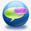 聊天图标png_新图网 https://ixintu.com chat contact logo messenger social 信使 标志 社会 聊天 联系