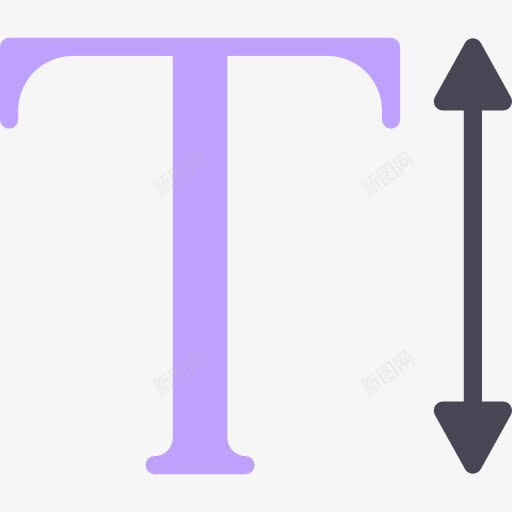 文字高度图标png_新图网 https://ixintu.com 多媒体选项 文字高度 格式 箭头标志 编辑工具