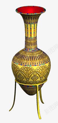 埃及花瓶png免抠素材_新图网 https://ixintu.com 产品实物 埃及 复古 花瓶