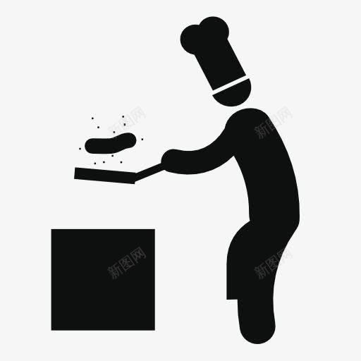 正在做饭的大厨图标png_新图网 https://ixintu.com 厨师