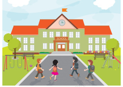 学校手抄报设计开学学生手抄海报背景矢量图高清图片