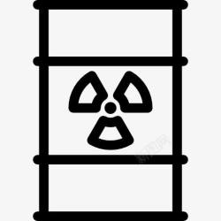 危险的核辐射放射性废物图标高清图片