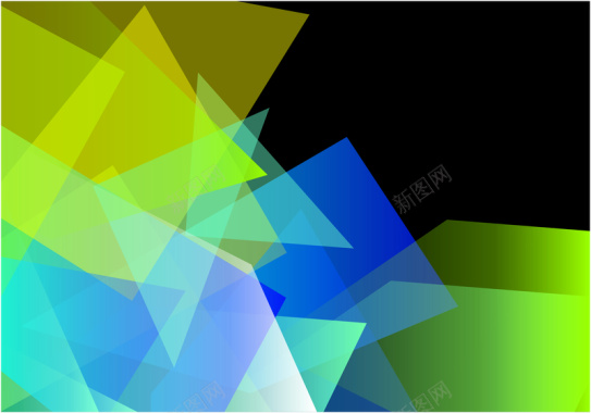 抽象几何展览邀请函画册3D立体背景矢量图背景