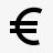 欧元小图标欧元标志小图标高清图片