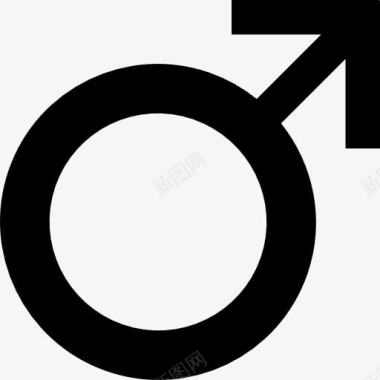 男性别符号标志图标图标