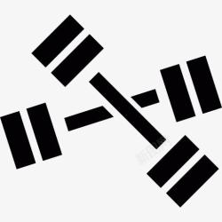 体重身体成分哑铃图标高清图片