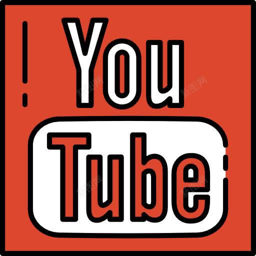 YouTube图标png_新图网 https://ixintu.com YouTube 标志 标识 流媒体 社交媒体 社交网络 视频播放器