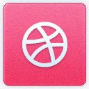 Dribbble清洁噪音社会媒体图标图标