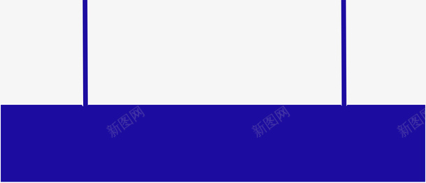 蓝色简易标题框png免抠素材_新图网 https://ixintu.com 标题框 简易标题框 蓝色标题框 蓝色简易标题框