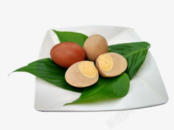 两半熟鸡蛋茶叶蛋高清图片