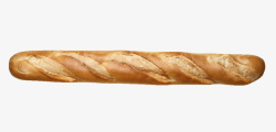 一条面包实物法式面包正面高清图片