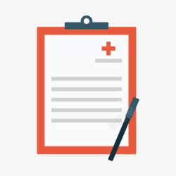 医疗登记手册素材