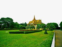 金边皇宫风景区柬埔寨景点金边皇宫高清图片