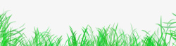 初春装饰绿色小草装饰元素高清图片