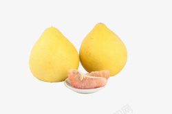 厚皮柚子黄色厚皮柚红肉柚高清图片