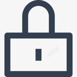 隐警卫锁锁着的对象挂锁隐私保护安图标高清图片