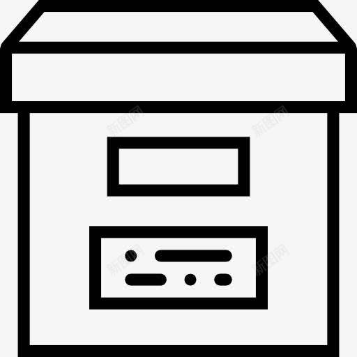 档案图标png_新图网 https://ixintu.com 存储 存储箱 归档 数据存储 文件存储 盒