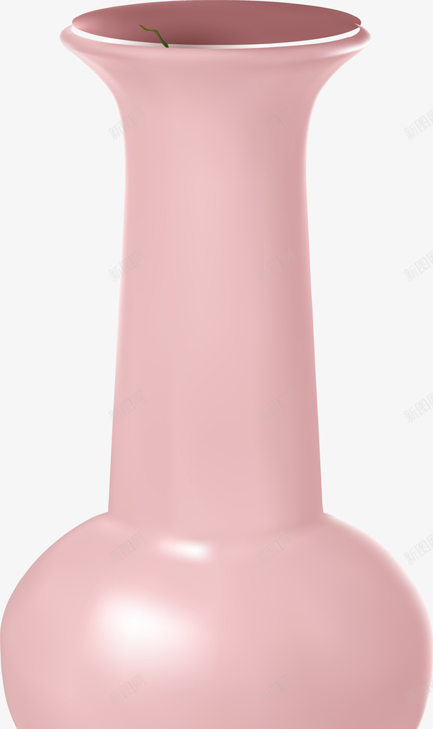 粉色简约花瓶png免抠素材_新图网 https://ixintu.com 清新 瓶子 简约 粉色 花瓶 装饰图案 陶瓷