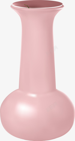 粉色简约花瓶素材