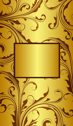 欧式纹理背景金色欧式花纹矢量图高清图片