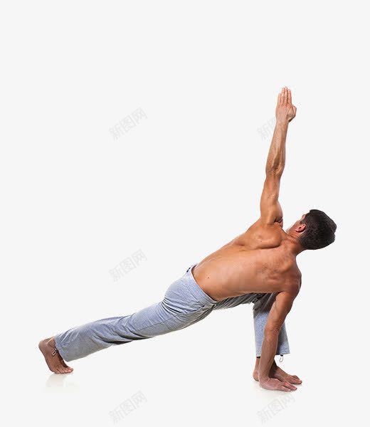瑜伽动作png免抠素材_新图网 https://ixintu.com 健身 瑜伽动作 男子瑜伽