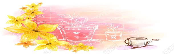 梦幻手绘花朵背景图jpg设计背景_新图网 https://ixintu.com 梦幻 背景 花朵