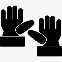 保护概述手套图标高清图片
