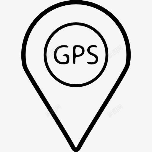 GPS信号图标png_新图网 https://ixintu.com GPS 定位器 手机 指针 标志 点 符号 连接