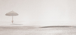 沙画海报古风沙画质感伞具野外空旷背景高清图片