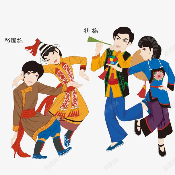 少数民族舞png免抠素材_新图网 https://ixintu.com 唱山歌 壮族 壮族人物 少数民族舞蹈 舞蹈