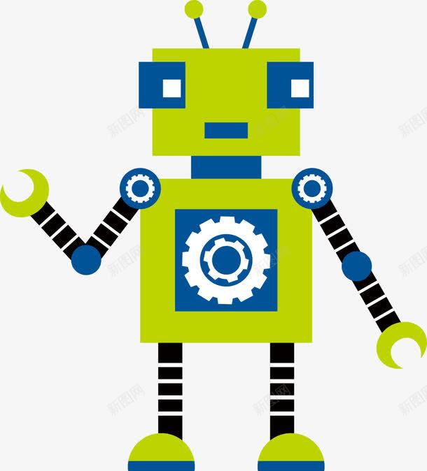 绿色机器人png免抠素材_新图网 https://ixintu.com PNG图形 PNG装饰 卡通 机器人 绿色 装饰