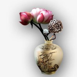 装饰花卉的瓶子精美花瓶高清图片