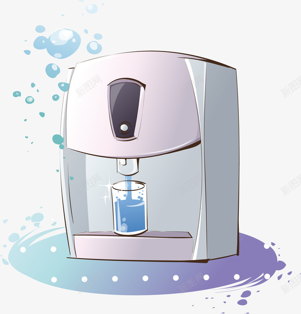 家用电器矢量图ai免抠素材_新图网 https://ixintu.com 家用 电器 饮水机 矢量图
