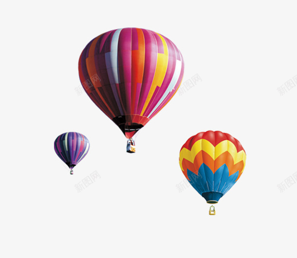 热气球立体漂浮装饰免费png免抠素材_新图网 https://ixintu.com 免费 漂浮 热气球 立体 装饰