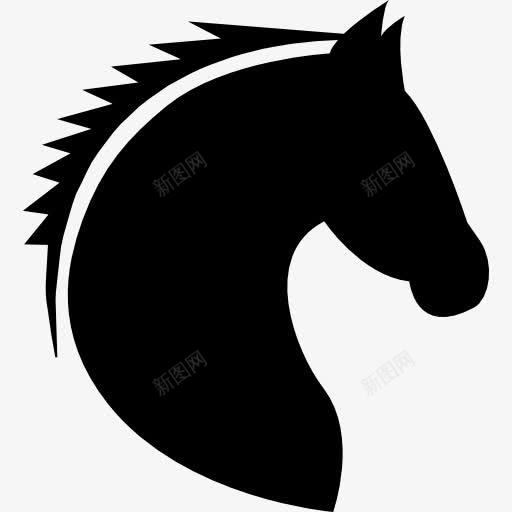 马的头图标png_新图网 https://ixintu.com 剪影 动物 动物的轮廓 包 头 马 马的头
