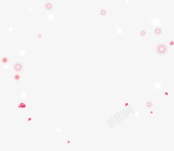 粉色炫丽气泡装饰素材