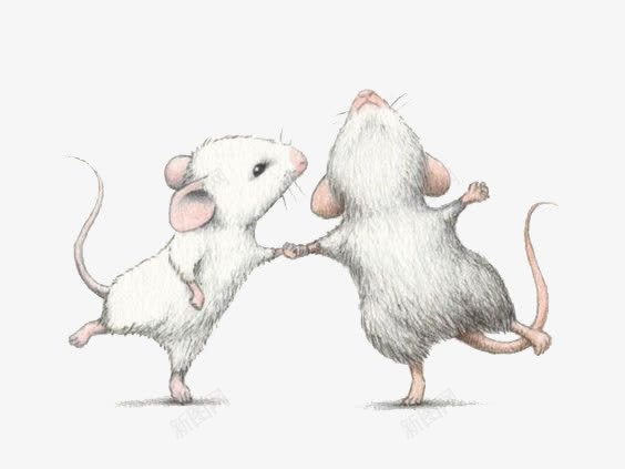 跳舞的小白鼠png免抠素材_新图网 https://ixintu.com 卡通 实验小白鼠 老鼠 装饰素材 跳舞