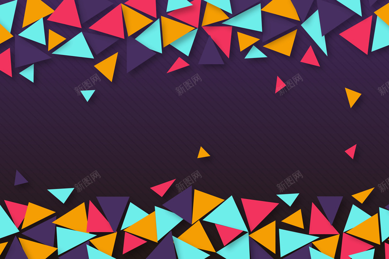 彩色色块几何图案平面广告矢量图ai设计背景_新图网 https://ixintu.com 三角形几何 几何图案 平面广告 彩色色块 条纹 科技感 立体感 蓝色背景 矢量图