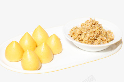 黄色包子黄色玉米馒头高清图片