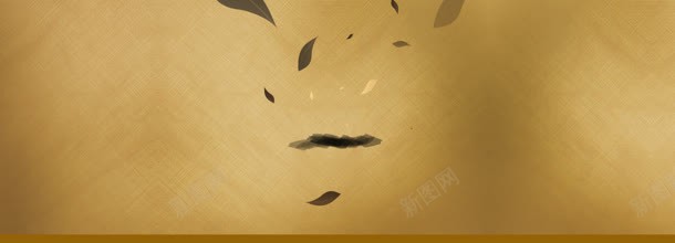 飘叶质感中国风背景bannerjpg设计背景_新图网 https://ixintu.com banner 中国风 背景 质感 飘叶