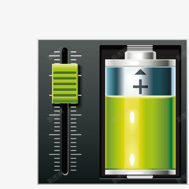 绿色充电器png免抠素材_新图网 https://ixintu.com 充电器 充电器卡通 年末 绿色