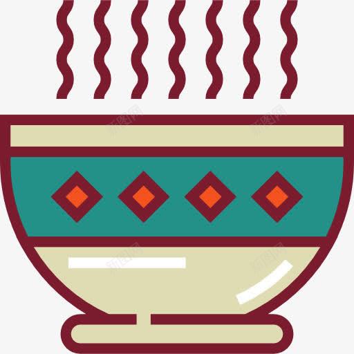 汤图标png_新图网 https://ixintu.com 厨具 家具 家居 汤 热 碗 食品 食品和餐厅