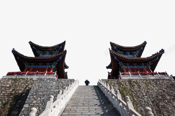 云台山上古老的建筑png免抠素材_新图网 https://ixintu.com 云台山 旅游 旅游景点