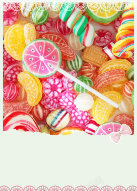 彩色缤纷糖果文化广告海报背景背景