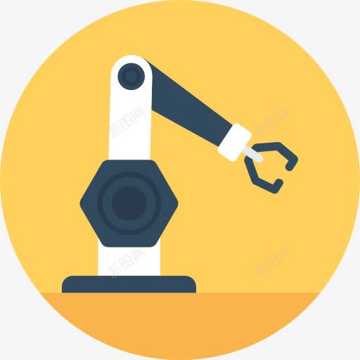 工业机器人图标png_新图网 https://ixintu.com 厂 工业机器人