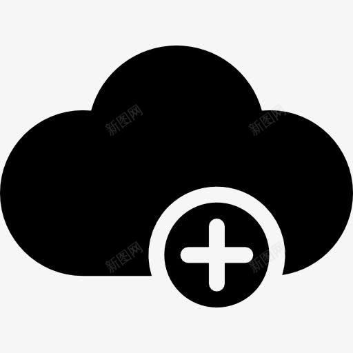 云计算图标png_新图网 https://ixintu.com 云计算 多媒体界面 多媒体的选择 存储 数据 添加 用户界面