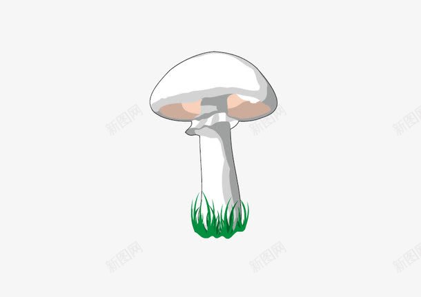 卡通蘑菇png免抠素材_新图网 https://ixintu.com 白色 粉色 绿色 蘑菇