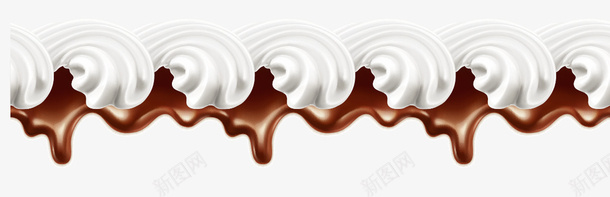 奶油巧克力边框矢量图eps免抠素材_新图网 https://ixintu.com 女孩 奶油巧克力边框 巧克力边框 矢量图 矢量巧克力边框